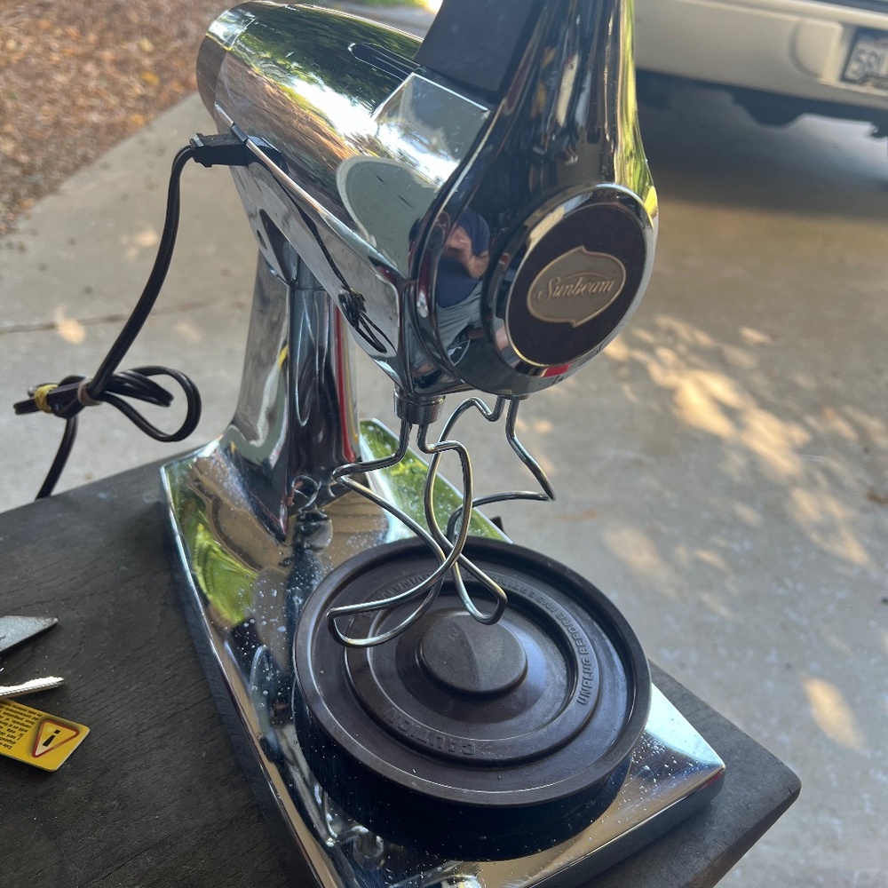 Sunbeam Mixmaster 12 chrome vintage mixer